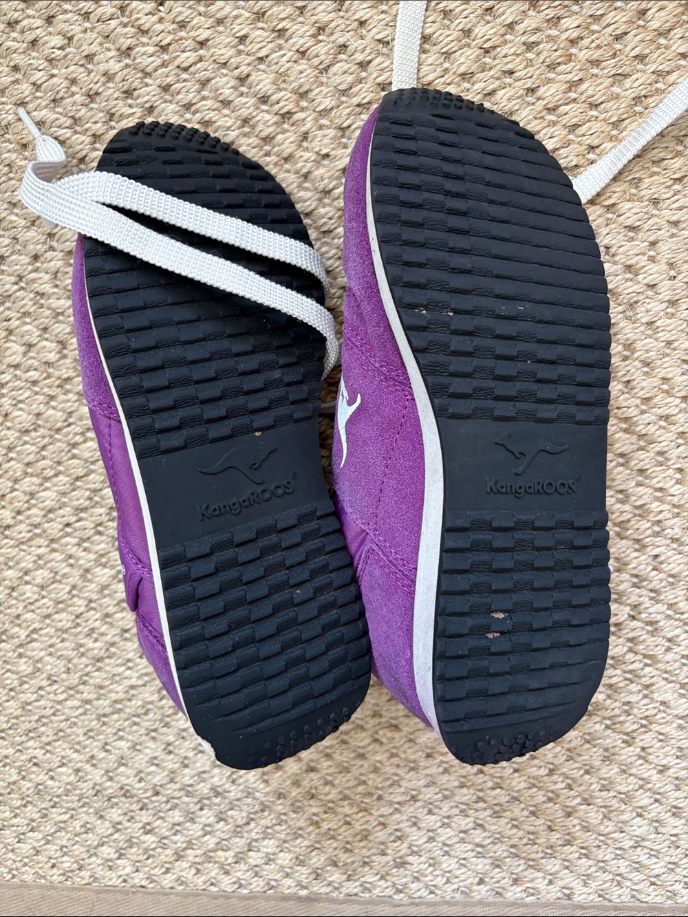 kangaROOS Purple and White Women's Sneakers - Picture 7 of 7
